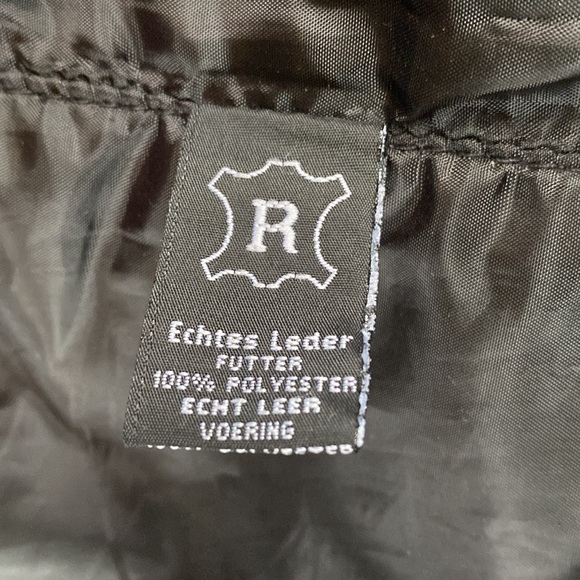 Leather biker vest Large - Picture 5 of 9